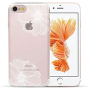 Sexy Retro Floral Silicone Case for Coque for iPhone 5 5S Se 6 6S 7 8 Plus X Xs Max Xr Lace Flower Phone Soft TPU Back Cover,12,for 6Plus 6Splus