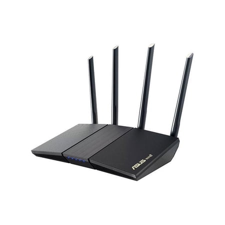 UPC: 0195553207942 | ASUS AX1800 Dual Band WiFi 6 (802.11ax) Router Supporting MU-MIMO and OFDMA Technology  with AiProtection Classic Network Security Powered by Trend Micro (RT-AX1800S)