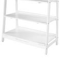 thumbnail image 4 of Camaflexi Mid Century Modern Wooden Bookshelf 3 Tier Open Shelving Unit, White 100% Solid Wood, 4 of 10