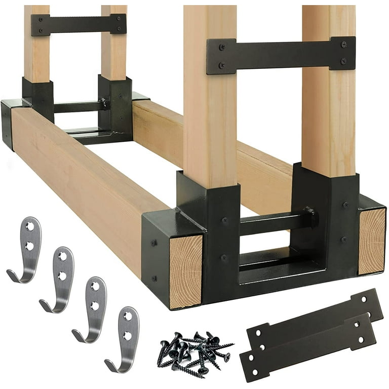 Vertical log storage rack sales