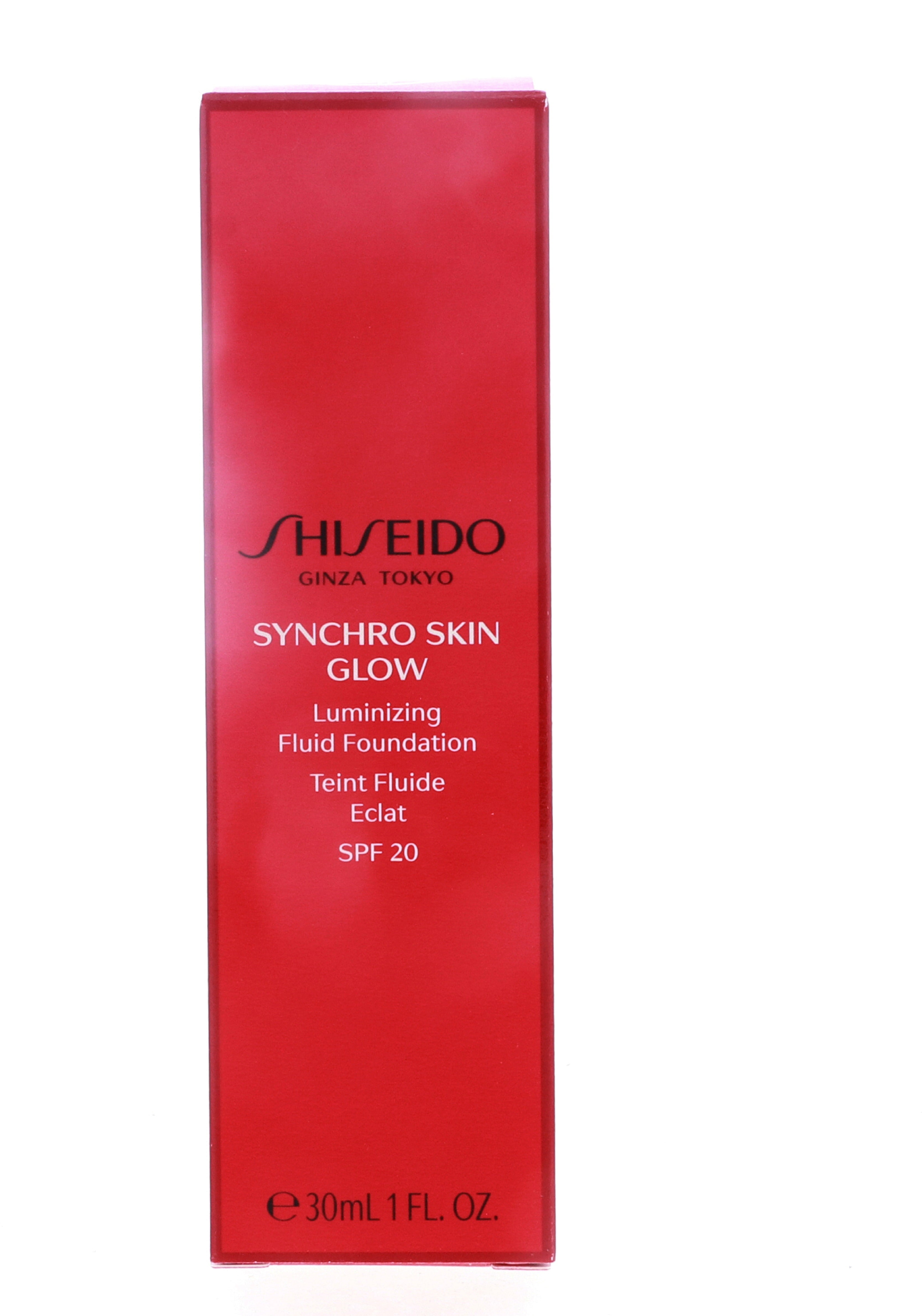 Shiseido Synchro Skin Glow Luminizing Fluid Foundation SPF20, No.3 Golden, 1 oz