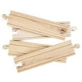 thumbnail image 6 of Conductor Carl 6" Straight Track Pack for Wooden Toy Trains (4 Pack), 6 of 6