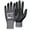 Gray, variant on KAYGO Safety Work Gloves MicroFoam Nitrile Coated, 3 Pairs KG18NB, Seamless Knit Nylon Glove with full fingers Touchscreen, Ideal for Automotive, Warehouse, Construction, Gray, L