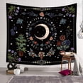 thumbnail image 4 of Wosthever Regalo exquisito del tapiz de la flor para el tapiz de la luna de la aplicación amplia del alma artística Decoración del hogar GT220 150x230cm, 4 of 6