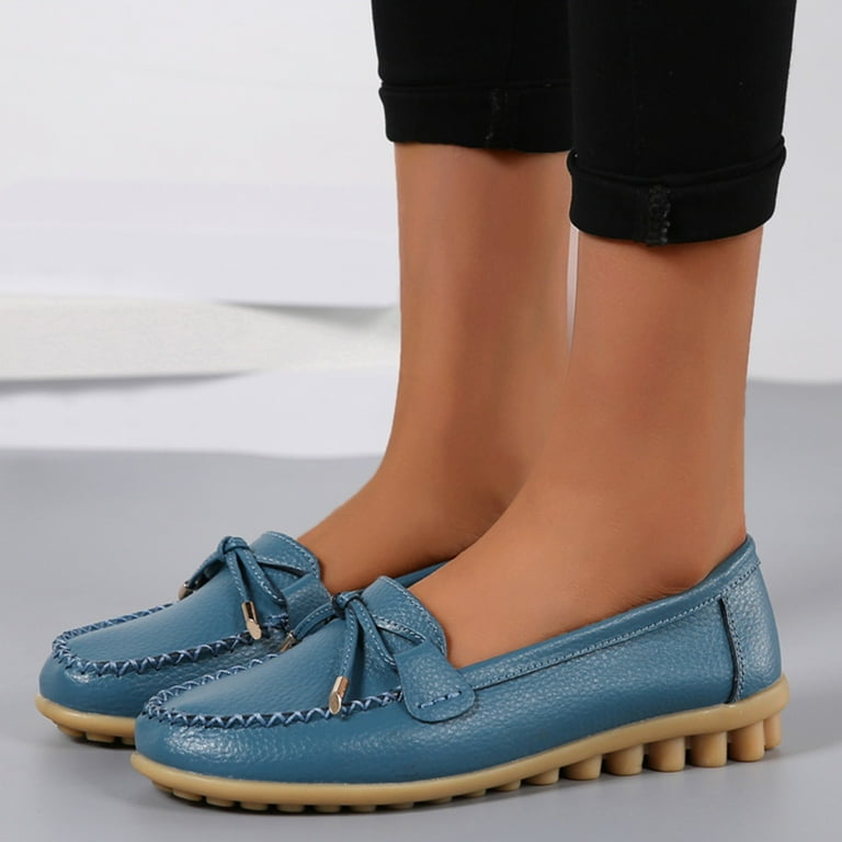 Casual shoes blue colour sale