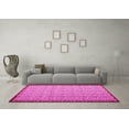 thumbnail image 3 of Ahgly Company Indoor Square Abstract Pink Contemporary Area Rugs, 4' Square, 3 of 4