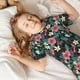 thumbnail image 5 of Balery Green Tropical Leaves Conjunto de Pijama Infantil de Manga Corta con Estampado – Ropa de Dormir de Algodón Suave-XX-Large, 5 of 6