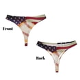 thumbnail image 3 of Fotbe Baseball Ball With Flag Tanga Sin Costuras para Mujer con Estampado – Panties Invisibles, Transpirables y Cómodos para Uso Diario-Small, 3 of 6