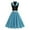 Blue, variant on Cavosen Plus Size Dresses V Neck Sleeveless Midi Evening Gowns Polka Dot Ball Dress Elegant Vintage Wedding Guest Cocktail Party Dress