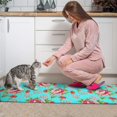 thumbnail image 3 of Pioneer Flower Floral Print Pattern Kitchen Rugs Sets Of 2, Anti Fatigue Non Slip Washable Floor Mats for Kitchen Sink Laundry, 17X30 Inch + 17X47 Inch, 3 of 6
