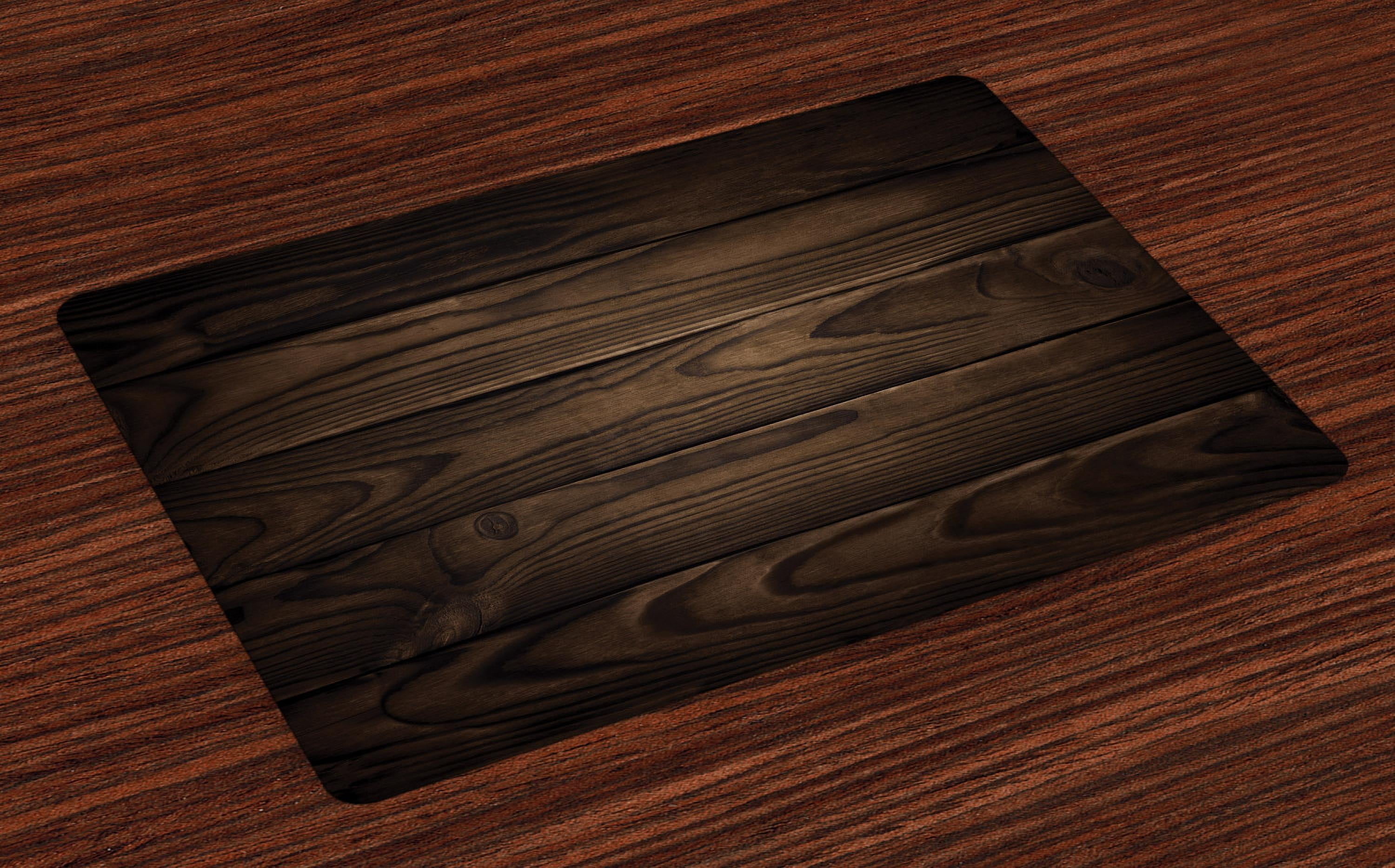 Chocolate Placemats Set of 4 Vintage Rustic Illustration of Detailed