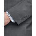 thumbnail image 4 of Jacket-Relaxer Sharkskin Suit Jacket Grey 58, 4 of 6