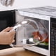 thumbnail image 4 of Tapa transparente para microondas a prueba de salpicaduras de alimentos de 10,24 pulgadas con asa. Se adapta a platos y cuencos estándar. Sin BPA. Apto para lavavajillas. Esencial de cocina., 4 of 8