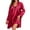 Red, variant on Gkeoshab Pajamas for Women Set Silk Pajamas for Men Women's Simple Loose Robe Sling Suit Pajamas Nightdress Home Cothes Suit Sleepwear