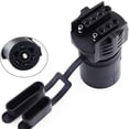 thumbnail image 1 of High Quality Car power connector Trailer Plug Adapter 7 Pin Flat Blade To 4 And 5 Round Trailer 7 Way To 4 Way 5 Way 2in1 Flat Blade Plug-week, 1 of 4