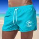 thumbnail image 2 of WILLBEST Pantalones Cortos de Verano para Hombre, Deportivos, de Moda, para Playa, Ocio, Viajes, Poliéster, Estampado de Cocoteros., 2 of 5