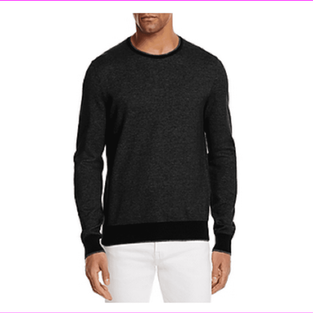 Trim Sweater, Charcoal, XL 
