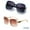 Blue+Tea, variant on Mercita Sunglasses for Women, UV 400 Sunglasses Large Frame Women Sunglasses Classic Oversized Sunglasses/Blue+Tea/2PCS
