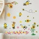 thumbnail image 4 of Pegatinas de pared para decoración del hogar, dormitorio infantil, con diseño de abeja pequeña de dibujos animados, pegatinas para ventanas de vidrio, pintura autoadhesiva, 4 of 5