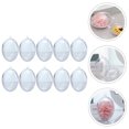 thumbnail image 3 of 10 piezas Pascua de plástico transparente bolas rellena colgando forma de huevo adornados de bola transparente, 3 of 6