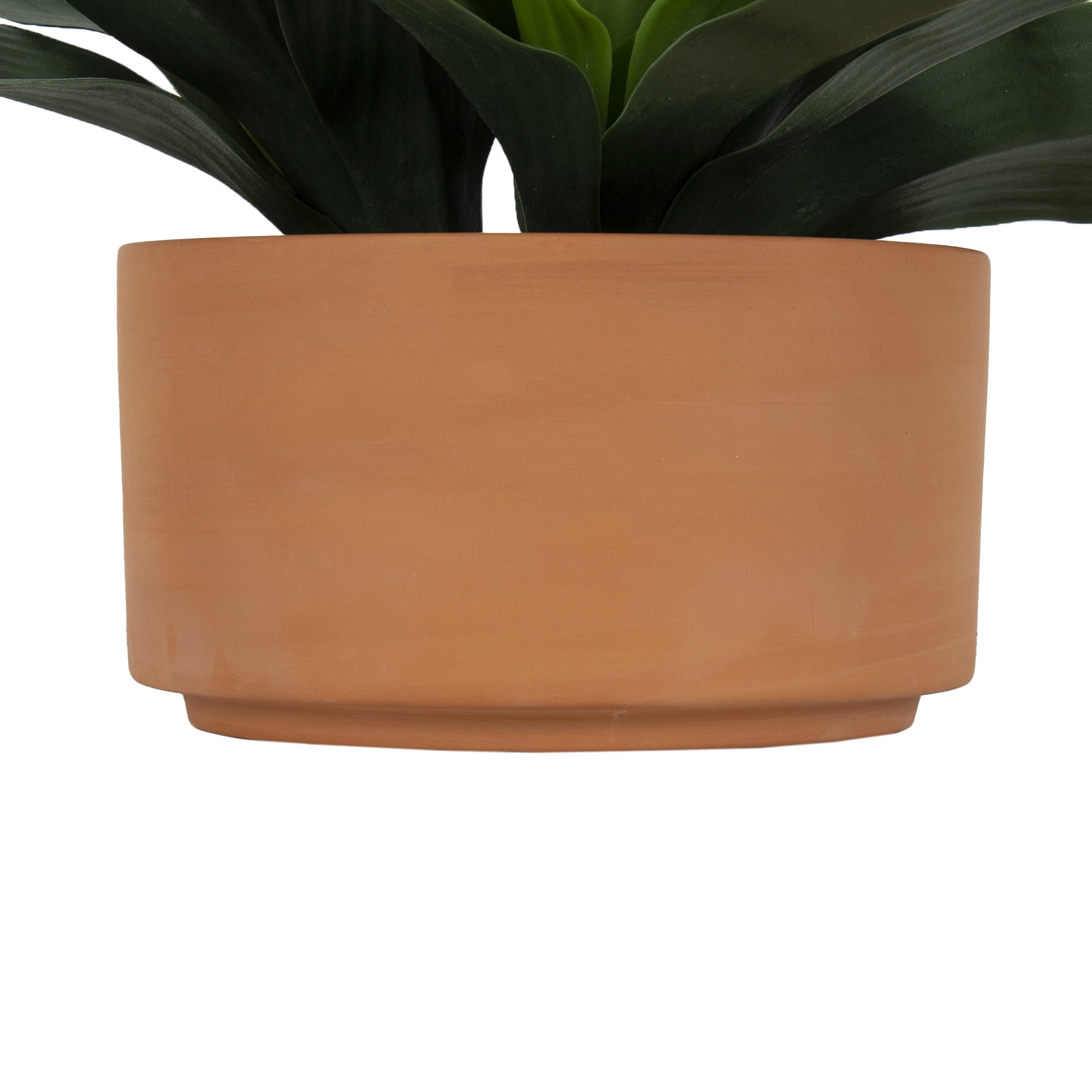 Better Homes & Gardens 9.25" Faux Agave Plant in Orange Terracotta Planter