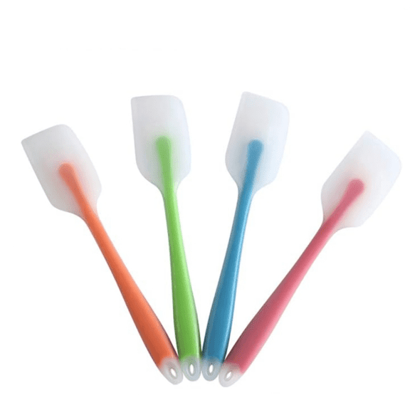 BPPEG Silicone Spatula Set of 4 - Heat Resistant Flexible Spatula 450F with Stainless Steel Core - Premium Good G Kitchen Utensils - Seamless, Heavy Duty, , Dishwasher Safe