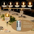thumbnail image 6 of Rechargeable Flameless Tea Lights Candles with Charging Station 6Pcs Battery Tea Lights Candles with Remote & Timer LED Tealight Flickering Realistic for Home Christmas Wedding Decor - White, 6 of 9