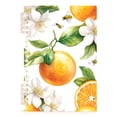 thumbnail image 7 of FORMRS 1-Subject Spiral Notebook 8" x 5" College Ruled 60 Refillable Sheet, 2 Pack, Floral Watercolor Oranges, 7 of 7