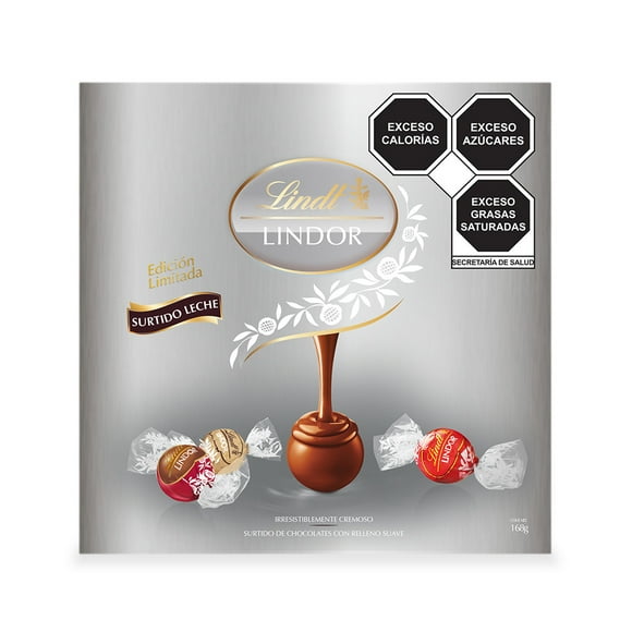 Caja de chocolates Lindt Lindor Surtido Leche 168g