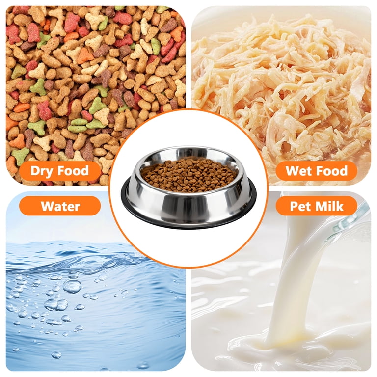 Cshidworld Stainless Steel Pet Bowls, 2-Pack, 38 oz photo 5