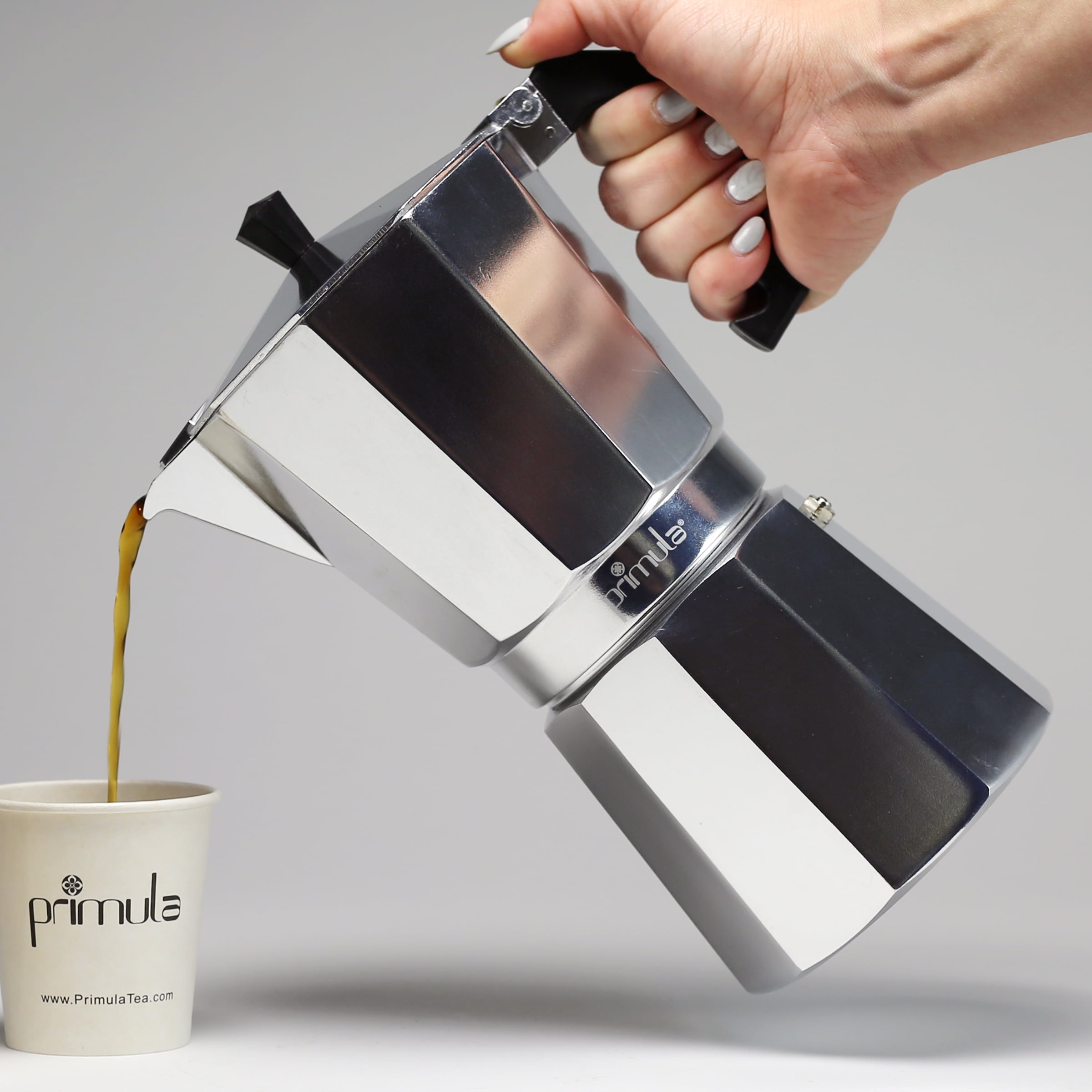 12-Cup Primula Stovetop Espresso & Coffee Maker Moka Pot Classic Italian No  Box.