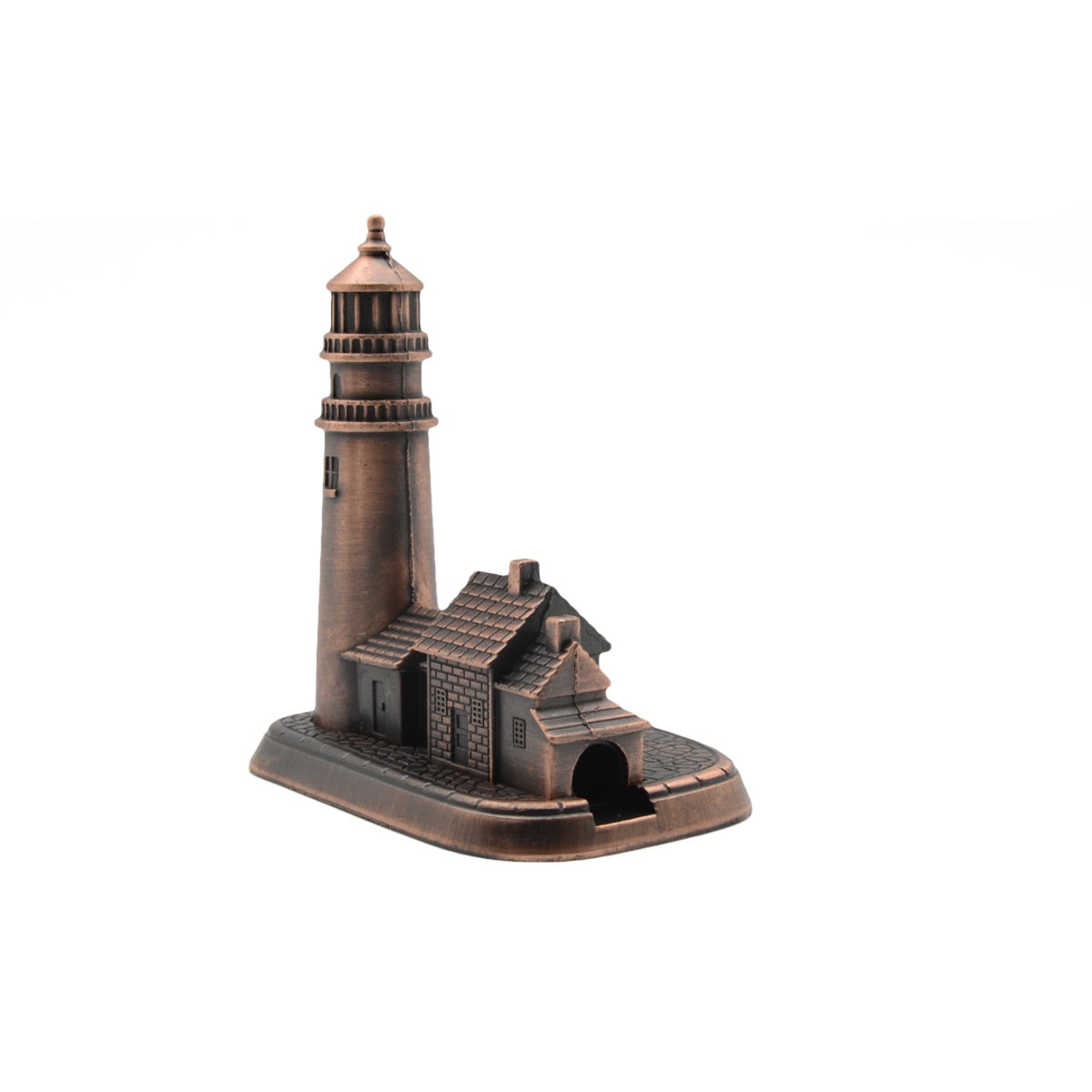 Metal Lighthouse Pencil Sharpener Novelty Desk Accessory Die Cast Collectible 