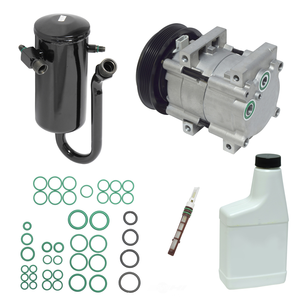 A/C Compressor and Component Kit -- Compressor Replacement Kit Fits select: 1990-1993 FORD F150, 1991 FORD F250