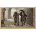 thumbnail image 2 of Albert Guillaume Démarest 14x11 Black Ornate Wood Framed Double Matted Museum Art Print Titled: Han of Iceland Approaching Baron Wethaun (1889), 2 of 5