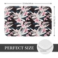 thumbnail image 2 of Rateoe Orchids Flowers Pattern Flannel Door Mat Indoor Outdoor Entrance, Waterproof All-Weather Doormat,Fade Resistant, Low Profile Entryway Mat 16x24in, 2 of 7