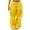 Yellow, variant on RYRJJ Parachute Pants for Women Drawstring Baggy Cargo Pants Multi Pocket Y2K Trouser Low Rised Jogger Sweatpants Loose Hip Hop(Black,S)