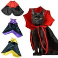 thumbnail image 2 of Pet Cat Clothes Halloween Kitten Cloak, 2 of 8