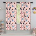 thumbnail image 5 of Blackout Kids Curtains,Pink Cartoon Dinosaurs Volcanoes Pattern Childrens Insulated Curtains Set Of 2,Bedroom Essentials,Toddler Room Decor 42"x63", 5 of 5