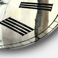 thumbnail image 3 of Designart 'Golden Birch Forest Iv Traditional Wall Clock, 3 of 4