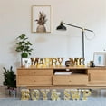 thumbnail image 4 of Amdohai Gold Electroplated Letter Lamp Warm White Constant Bright Birthday Party, 4 of 7