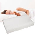 thumbnail image 3 of 5 fundas de almohada de espuma viscoelástica de rebote lento para el cuidado de la salud cervical (blanco), 3 of 6