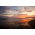 thumbnail image 2 of Bryant, Susan 32x23 White Modern Wood Framed Museum Art Print Titled - Golden Sunset, 2 of 4