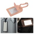 thumbnail image 5 of Unique Bargains 1 Pc Lightweight Luggage Tag for Travelling Pink Polyurethane, 5 of 5
