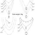thumbnail image 5 of 4-piece Set Fashionable Adjustable Necklace Set, Exquisite Multi-layer Necklace, Women's Jewelry Valentine's Day Gift, 5 of 6