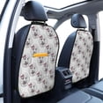 thumbnail image 2 of Artistic Cute Poodle Dog Pink_B Mats Back Seat Protectors, Car Seat Protector Vehicle Organizers Waterproof Cover Back Seat Cover for Kids with 3 Storage Pockets 2 Pack, 2 of 5