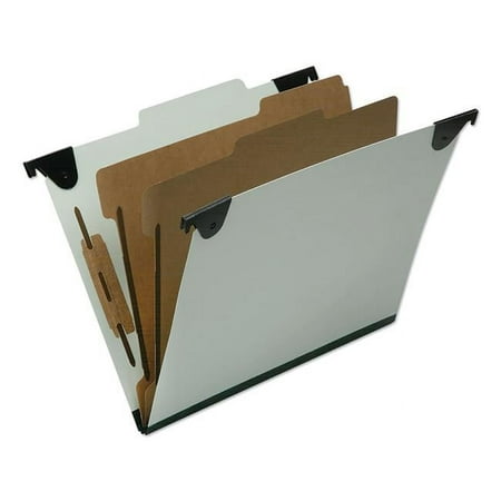 UPC: 0071503298768 | AbilityOne 7530016816250 SKILCRAFT Classification Folder  2 Dividers  Letter Size  Light Green  10/Box