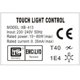thumbnail image 3 of Interruptor táctil de 4 hilos para lámpara de bombilla incandescente 15W-80W 230V-240V 50Hz - 3 niveles de brillo, 3 of 5