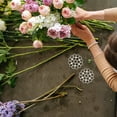 thumbnail image 4 of LOLIPPYY 2Pcs Clear Flower Arrangement Disk Floral Holder for Home Vase with Stable Support, 4 of 8