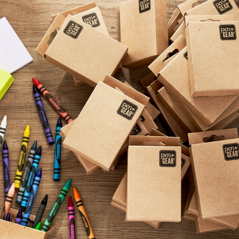 Pen + Gear Classic Crayons in Bulk, Classroom Supplies for