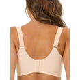 thumbnail image 3 of Allegra K Women's Adjustable Straps Minimizer Full Coverage Mesh Underwire Bra, 3 of 4